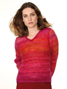 Sylvie en Rowan Kidsilk Haze Stripe