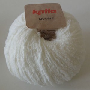 Katia Mousse pelote de 50 gr - 3 Ecru