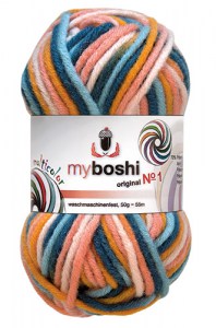 MyBoshi original n°1 Multicolor - Pelote de 50 gr - C7 Kingfisher