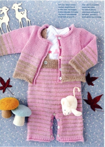 Ensemble layette rose / marie claire idées n°98