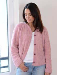 141/20 Cardigan en Plassard Caressima