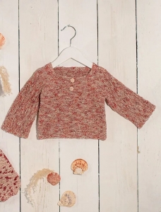 179/14 Modèle Pull à encolure tunisienne en Plassard Nougat