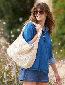 192/08 Modèle Sac au crochet en Plassard Bergamotte