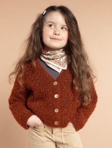 196/08 Modèle Cardigan en Plassard Evanescent