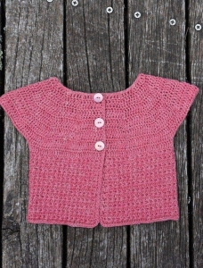 200/08 Modèle Cardigan au crochet en Plassard Anita
