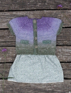 200/18 Modèle Cardigan sans coutures en Plassard Loma