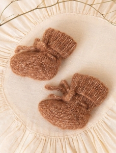 201/09 Modèle Chaussons sans coutures en Plassard Alpaco