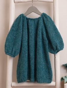 201/24 Modèle Robe blousante sans coutures en Plassard Evanescent