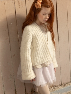 203/10 Modèle Veste au crochet en Plassard Alpaco