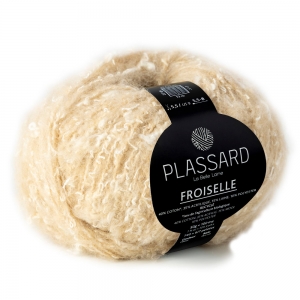 Plassard Froiselle - Pelote de 50 gr - Coloris 06 Ecru