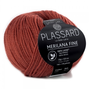 Plassard Merilana Fine - Pelote de 50 gr - Coloris 84 Ecureuil