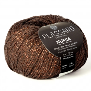 Plassard Numia - Pelote de 50 gr - Coloris 85 Chocolat