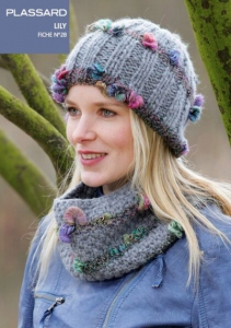 Bonnet & Snood en Plassard Lily