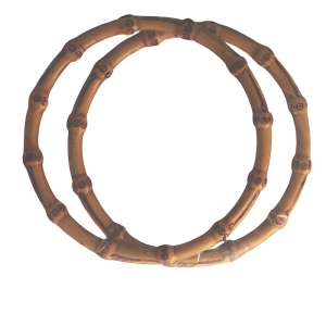 Poignées de sacs en plastique imitation bambou - Coloris bambou - Clover