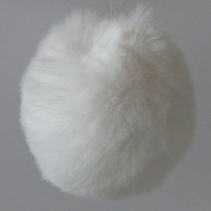 Pompons 100% végétal MiniMi 7 cm environ - Cream