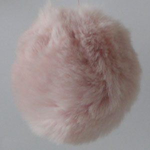 Pompons 100% végétal MiniMi 7 cm environ - Rose - Aheadhunter