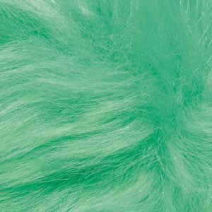 Pompon acrylique aspect fourrure diam. 6,5 cm Schachenmayr - Vert fluo