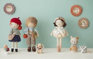 Poupées rétro au crochet - Editions de saxe