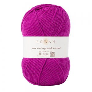 Rowan Pure Wool Superwash Worsted - Pelote de 100 gr - 119 Magenta