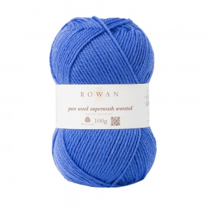 Rowan Pure Wool Superwash Worsted - Pelote de 100 gr - 146 Periwinkle