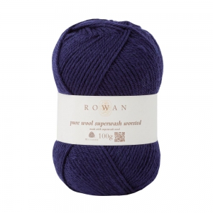 Rowan Pure Wool Superwash Worsted - Pelote de 100 gr - 149 Navy