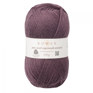 Rowan Pure Wool Superwash Worsted - Pelote de 100 gr - 190 Raisin