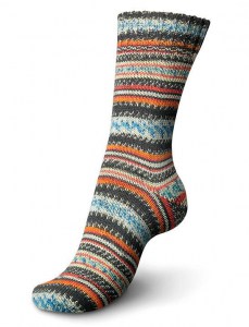 Regia 4 fils 50 gr Design Line by Arne & Carlos - 3655 fall night color