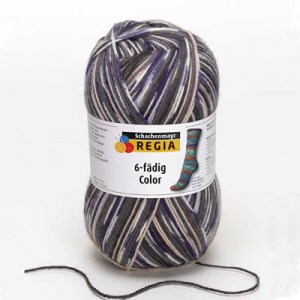 Regia 6 fils 150 gr Color