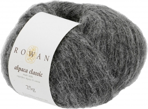Rowan Alpaca Classic - Pelote de 25 gr - 102 Charcoal Melange