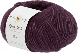 Rowan Alpaca Classic - Pelote de 25 gr - 123 Purple Rain