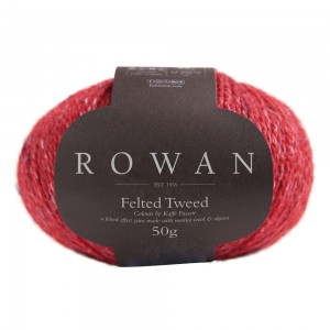 Rowan Felted Tweed - Pelote de 50 gr - 222 Scarlet