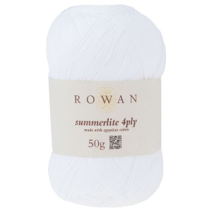 Rowan Summerlite 4Ply - Pelote de 50 gr - 417 Pure White