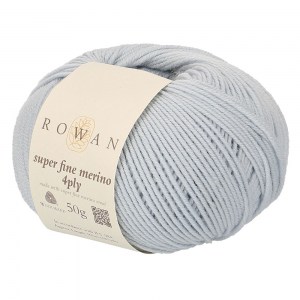 Rowan Super Fine Merino 4ply - Pelote de 50 gr - 279 Foggy Blue
