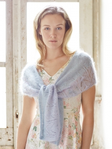 Simona en Rowan Kidsilk Haze et Rowan Fine Lace