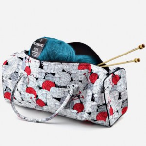 Sac à tricot motif Moutons Pelotes