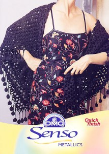 Fiche crochet DMC Senso Châle noir