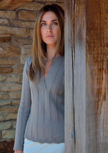 Slight Pull en Rowan Super Fine Merino 4ply