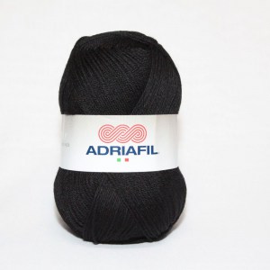 Adriafil Top Ball - Pelote de 200 gr - 01 noir