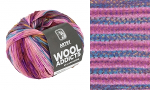 WoolAddicts by Lang Yarns Artsy - Pelote de 100 gr - Coloris 0005 Pink/Lilac