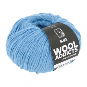 WoolAddicts by Lang Yarns Bliss - Pelote de 50 gr - Coloris 0021 Sky