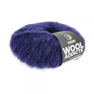 WoolAddicts by Lang Yarns Desire - Pelote de 50 gr - Coloris 0190 Blackberry