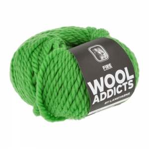 WoolAddicts by Lang Yarns Fire - Pelote de 100 gr - Coloris 0016 Grass