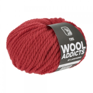 WoolAddicts by Lang Yarns Fire - Pelote de 100 gr - Coloris 0060 Ruby