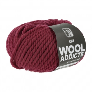 WoolAddicts by Lang Yarns Fire - Pelote de 100 gr - Coloris 0062 Wine