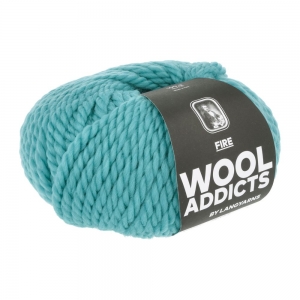 WoolAddicts by Lang Yarns Fire - Pelote de 100 gr - Coloris 0071 Sea Water