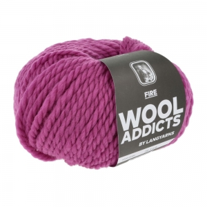 WoolAddicts by Lang Yarns Fire - Pelote de 100 gr - Coloris 0085 Hot Pink