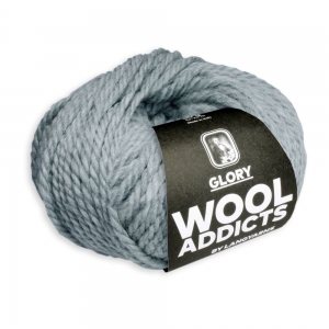WoolAddicts by Lang Yarns Glory - Pelote de 50 gr - Coloris 0003 Light Grey Mélange