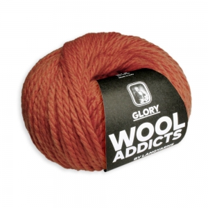 WoolAddicts by Lang Yarns Glory - Pelote de 50 gr - Coloris 0075 Brick