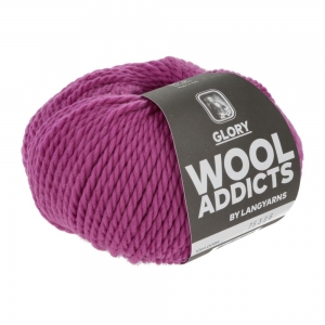 WoolAddicts by Lang Yarns Glory - Pelote de 50 gr - Coloris 0085 Hot Pink
