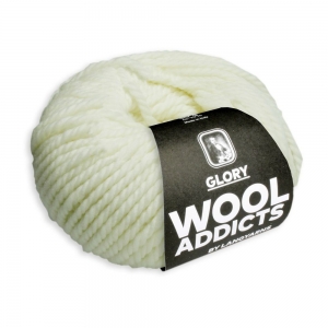 WoolAddicts by Lang Yarns Glory - Pelote de 50 gr - Coloris 0094 Blanc
